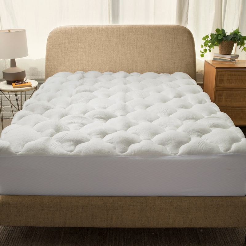 Cheer Collection All Season Plush Rayon from Bamboo Mattress Pad