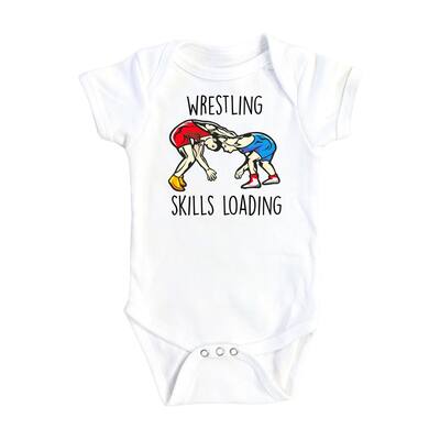 Wrestling - Baby Boy Girl Clothes Infant Bodysuit Funny Cute Newborn 1C