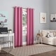 preview thumbnail 18 of 62, Sun Zero Harper Bright Vibes Total Blackout Grommet Curtain Panel, Single Panel