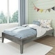 preview thumbnail 4 of 19, Max and Lily Fundamental Twin-Size Platform Bed Driftwood