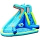 preview thumbnail 1 of 8, Costway Inflatable Kids Hippo Bounce House Slide Climbing Wall Splash 5-7 Years