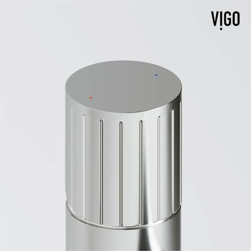 VIGO Ashford 11" H Single Handle Single Hole Vessel Bathroom Faucet