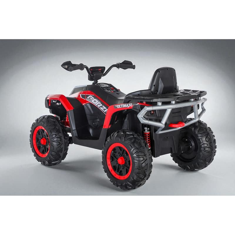 24V 4WD Kids Electric ATV 4 Wheeler with 2-Seater, 4x200W Motors, Bluetooth, EVA Foam Tires, Suspension & 6MPH Max Speed