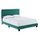 preview thumbnail 35 of 52, Celine Channel Tufted Performance Velvet Queen Platform Bed