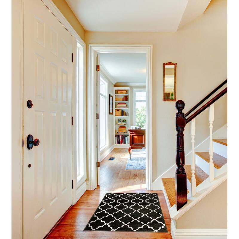 SUSSEXHOME Stair Treads Non-Skid Multi-Color Safety Stair Mat, Landing Rug