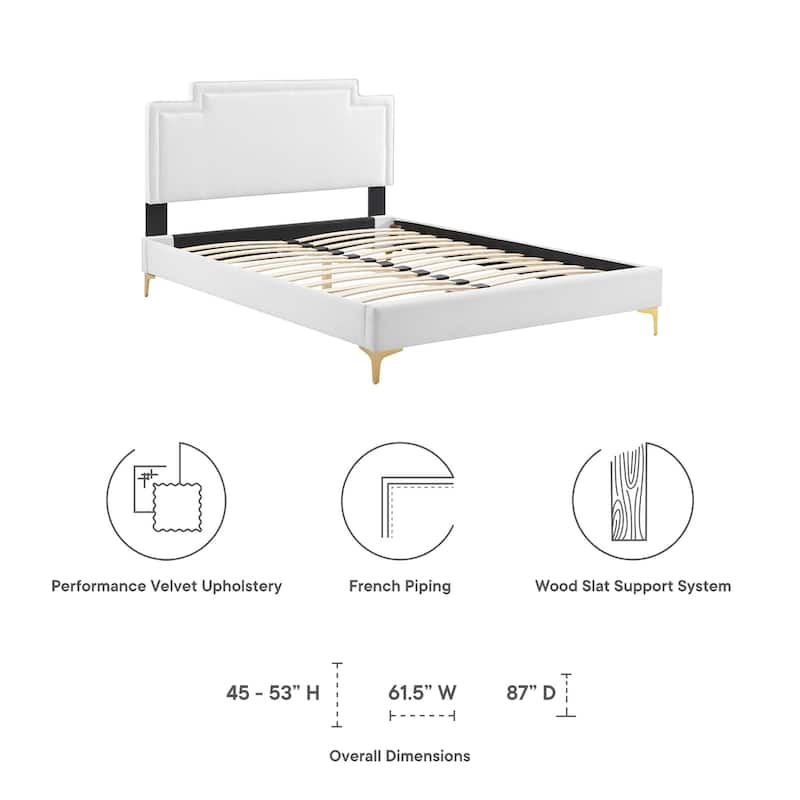 Liva Performance Velvet King Bed