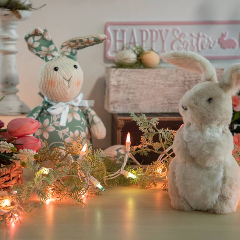 Pastel Mini Christmas Light Set - Multi-Color - 10' White Wire - 50ct