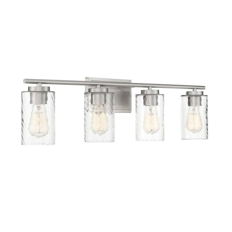 Meridian M80039 4 Light 32" Wide Bathroom Vanity Light with Swirl