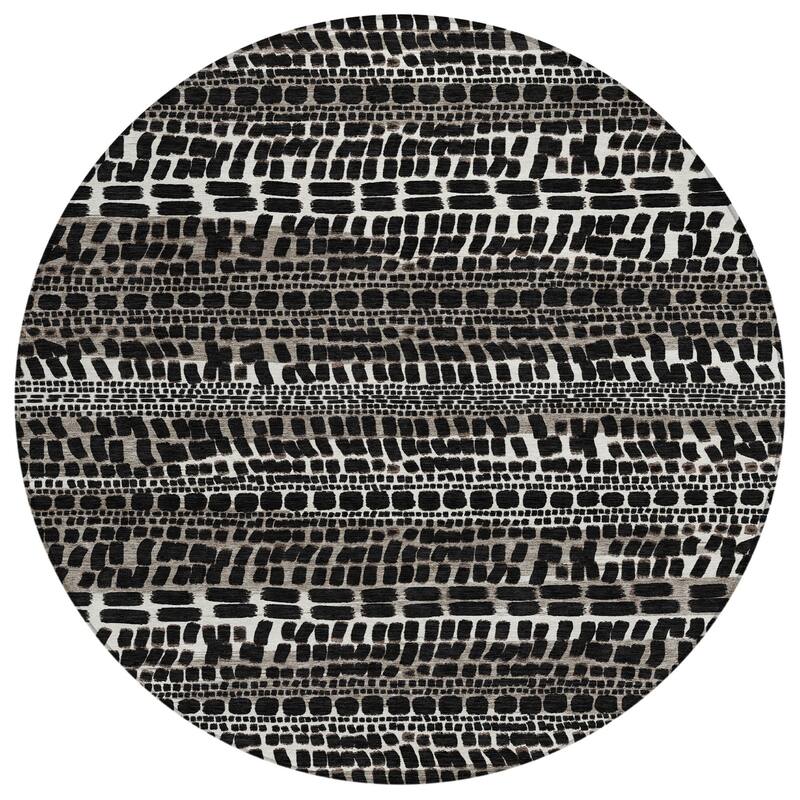 Machine Washable Indoor/ Outdoor Modern Winfield Chantille Rug