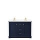preview thumbnail 22 of 58, Avery 48 Inch Double Vanity, Cultured Marble Top