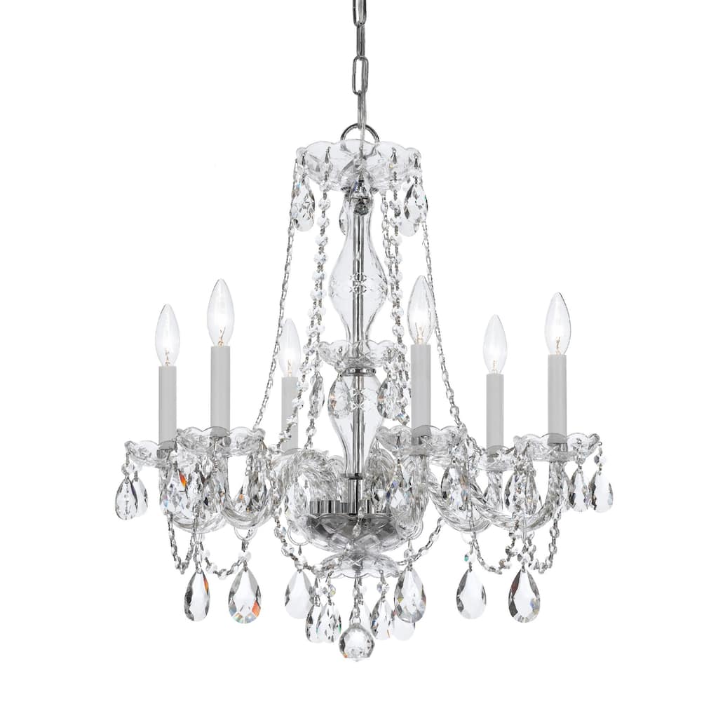Crystorama Lighting Group Traditional Crystal 6 Light 22" Wide