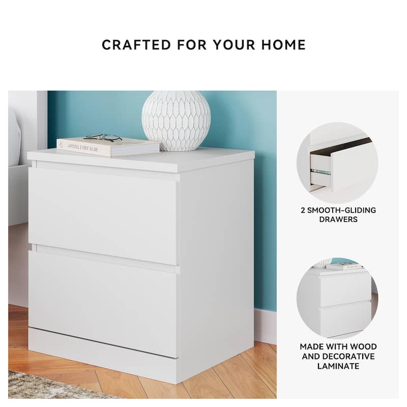 Signature Design by Ashley Onita White Nightstand