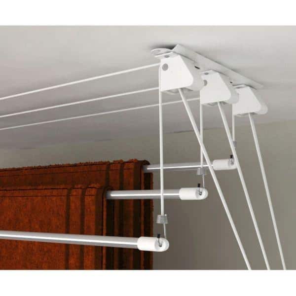 Shop Greenway Gcl3ll Laundry Lift 3 Bar Ceiling Mounted