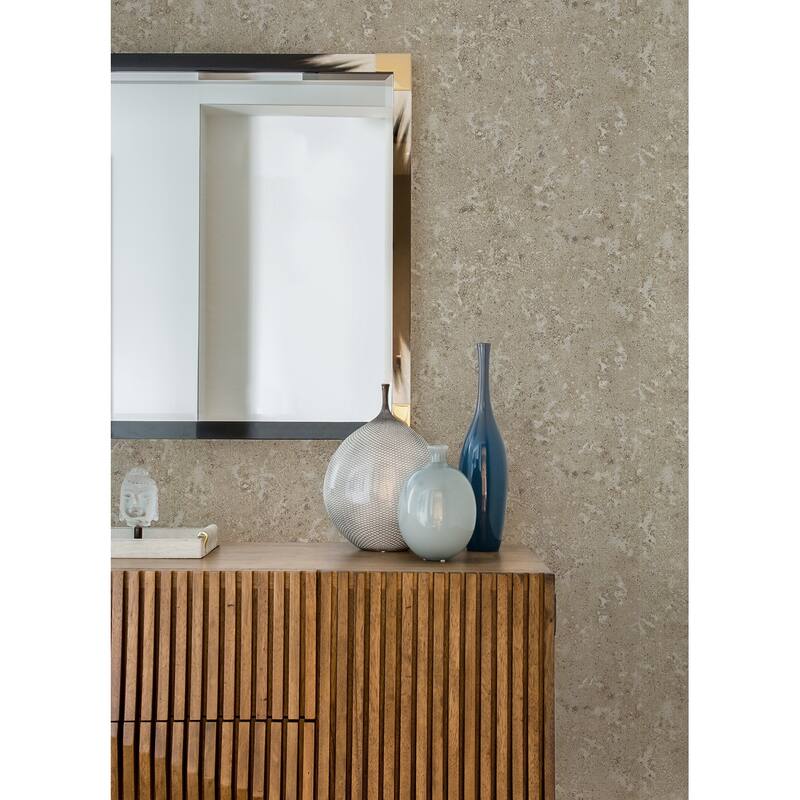 A-Street Prints Mai Teal Abaca Grasscloth Wallpaper