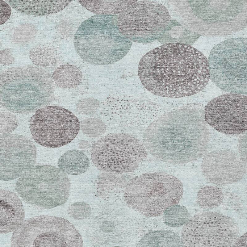 HomeRoots Geometric Transitional Rectangle Outdoor Rug