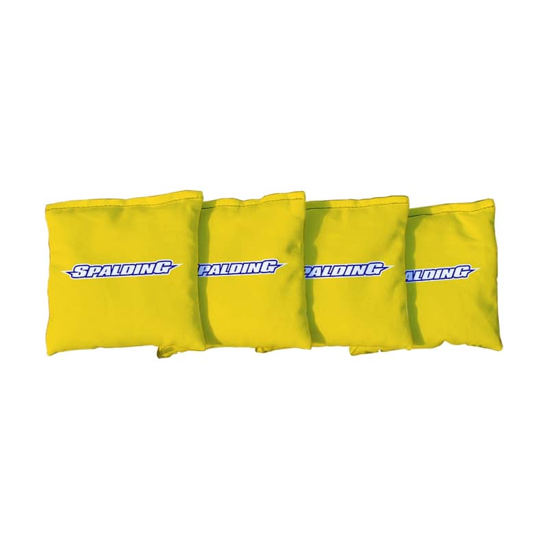 Spalding University SU Golden Eagles Yellow Cornhole Bags - All-Weather Resin Filled
