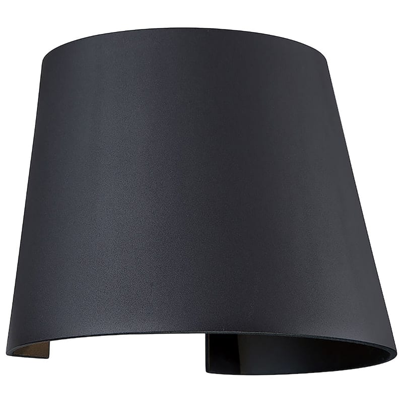 Access Lighting Cone 6" Tall LED Outdoor Wall Sconce - 3000K - Black