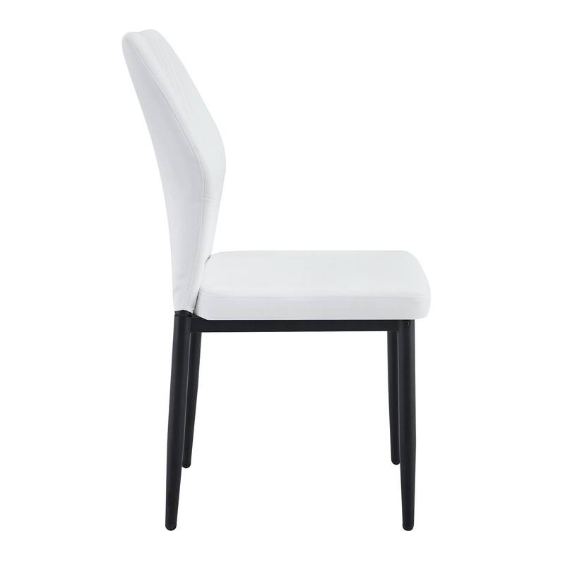 Ergonomic PU Dining Chair with Adjustable Stability, Perfectly blends comfort and elegance