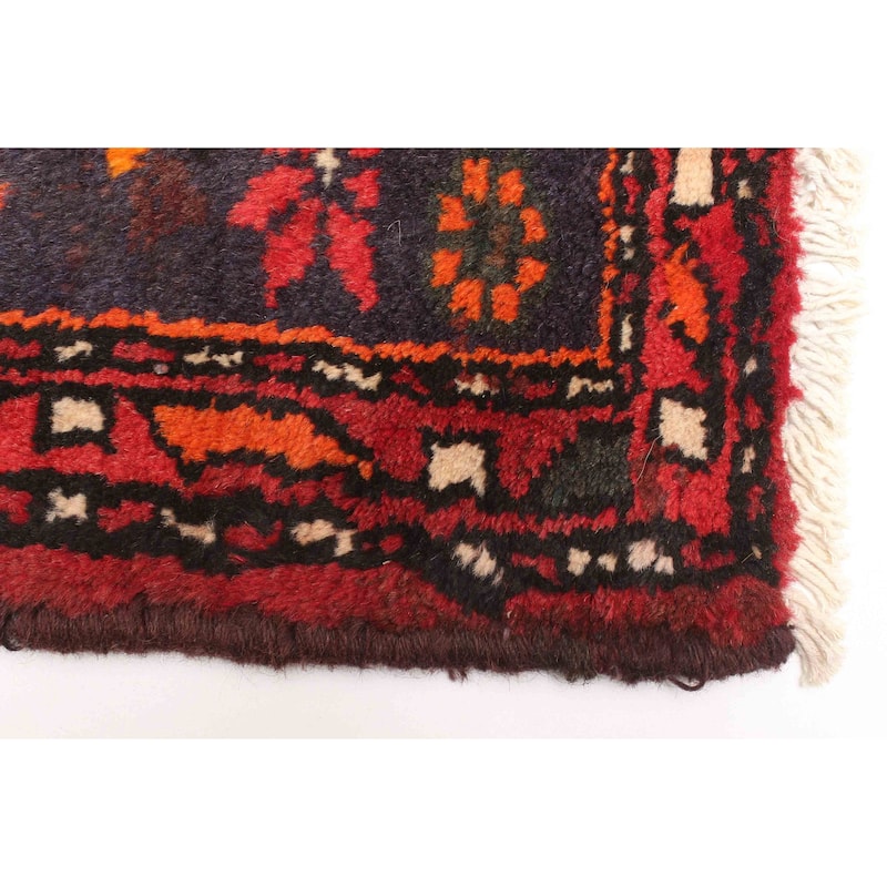 ECARPETGALLERY Hand-knotted Andelz Red Wool Rug - 4'3 x 6'10