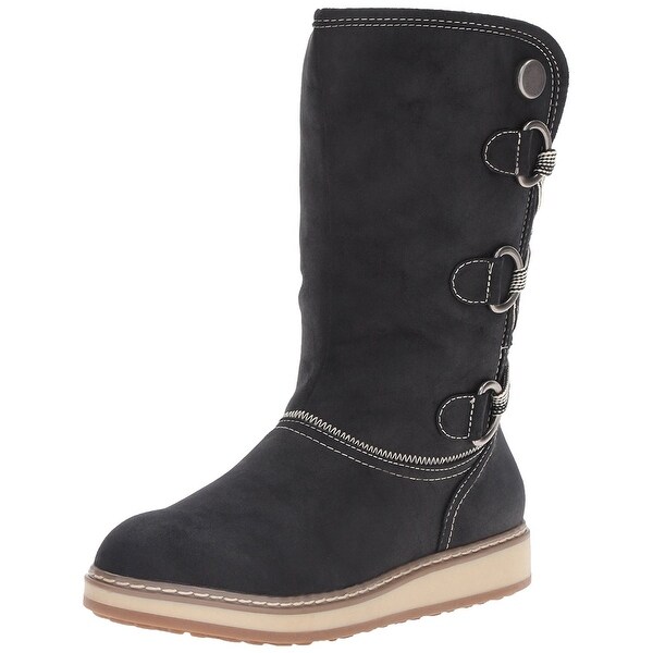 White Mountain Womens Tivia Fabric Closed Toe Mid-Calf Cold Weather Boots