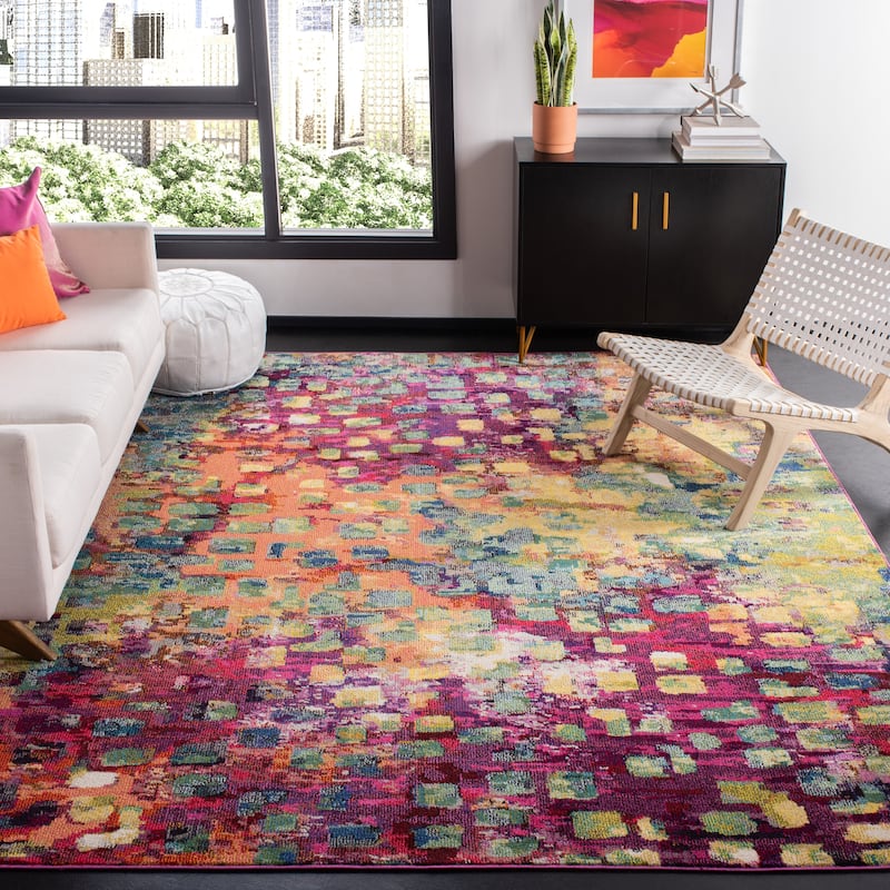 SAFAVIEH Madison Gudlin Modern Abstract Watercolor Rug