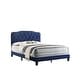 preview thumbnail 6 of 14, Best Quality Furniture Upholstered Button Tufted Panel Bed