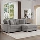 preview thumbnail 21 of 153, 118.4"W Plush Modular Sectional Sofa with Pillows