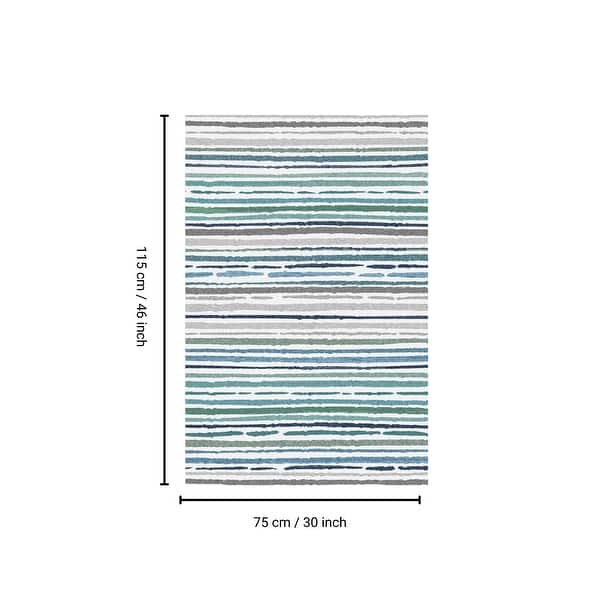 dimension image slide 4 of 16, Washable Vintage Area Rug Modern Abstract Soft Rug