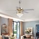 preview thumbnail 45 of 47, 52 or 62 or 72 Inches Crystal Ceiling Fan Fandelier with Lights,For Bedroom Kitchen Patio Remote Control