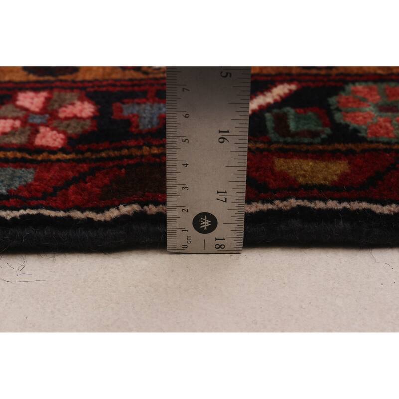 ECARPETGALLERY Hand-knotted Andelz Red Wool Rug - 3'8 x 10'8