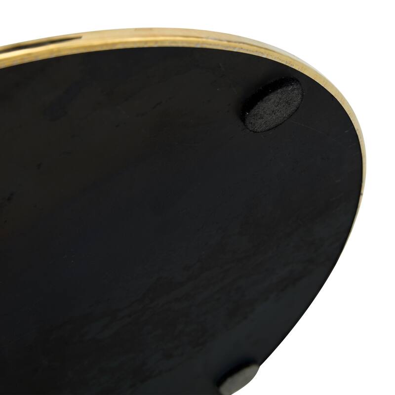 31.5 Inch Elegant White Marble Pattern Round Dining Table - Suction Molding Annular Texture, Durable and Water-Resistant