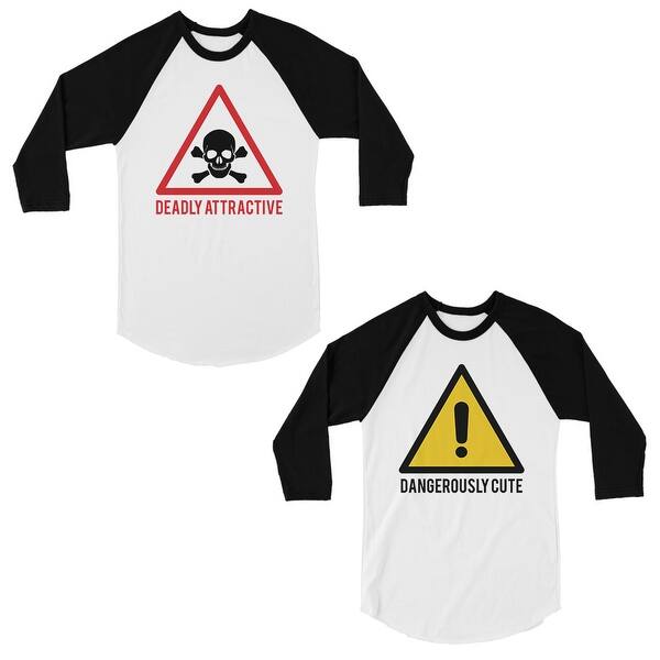 Shop Attractive And Cute Matching Baseball Shirts Funny Couples