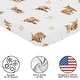 preview thumbnail 2 of 4, Sweet Jojo Designs Boho Highland Cow Boy, Girl, Gender Neutral Fitted Mini Portable Crib Sheet -Farm Animal Watercolor Farmhouse
