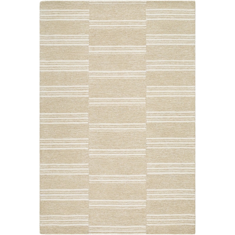 Our PNW Home x Livabliss Idaho Modern Area Rug, 2' x 3', Beige, (2' x 3')
