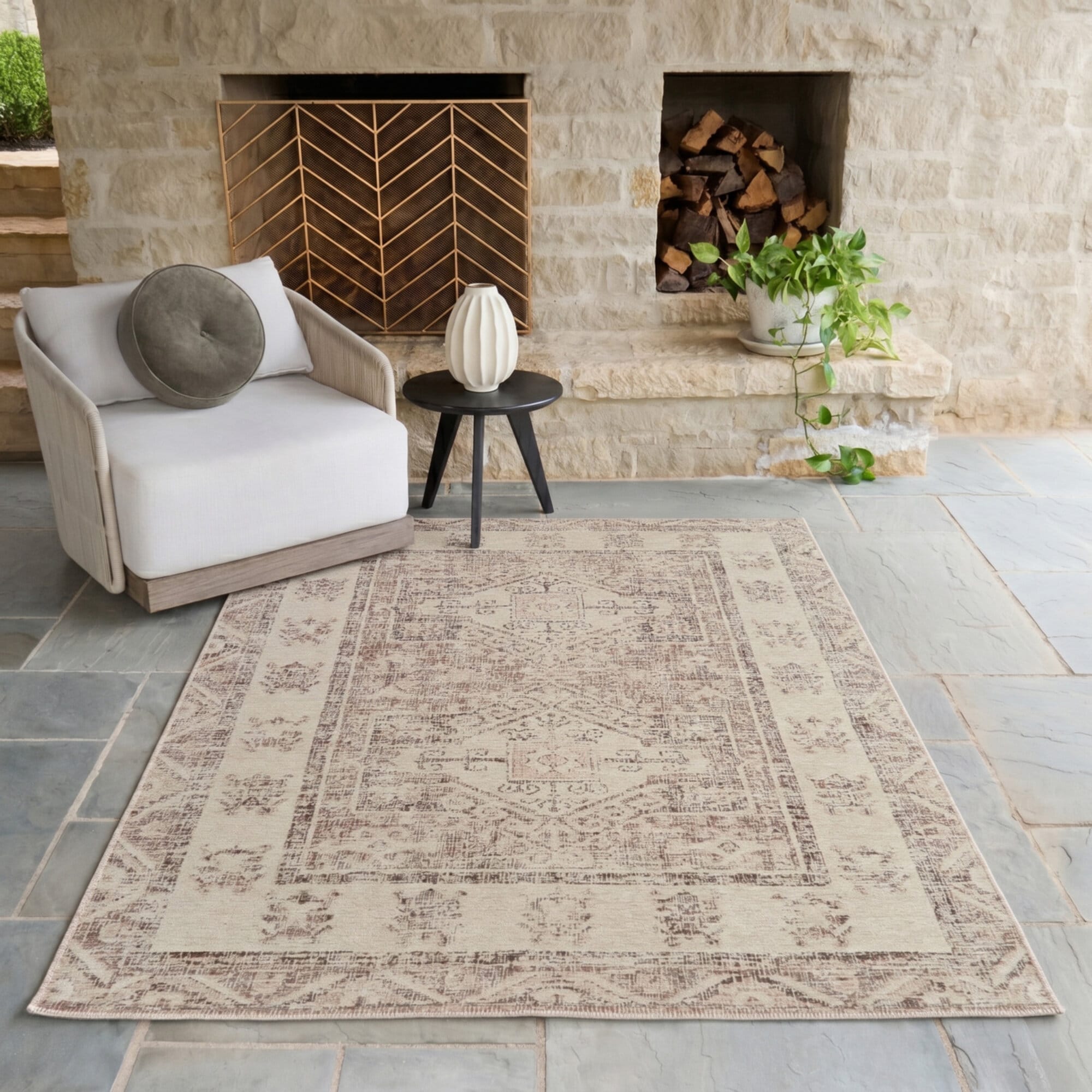 Balta Rugs Cederquist Vintage Persian Indoor/Outdoor Area Rug