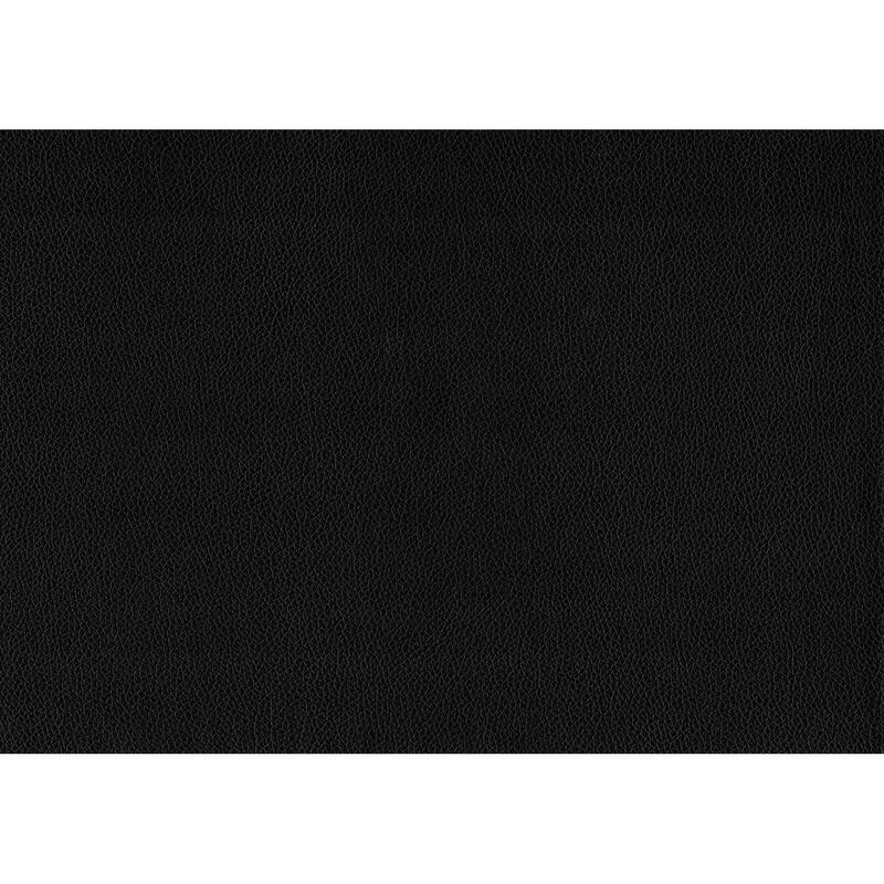 Contemporary Design Black Dresser 1pc 6x Drawers Faux Leather Upholstery Plywood Engineered Wood