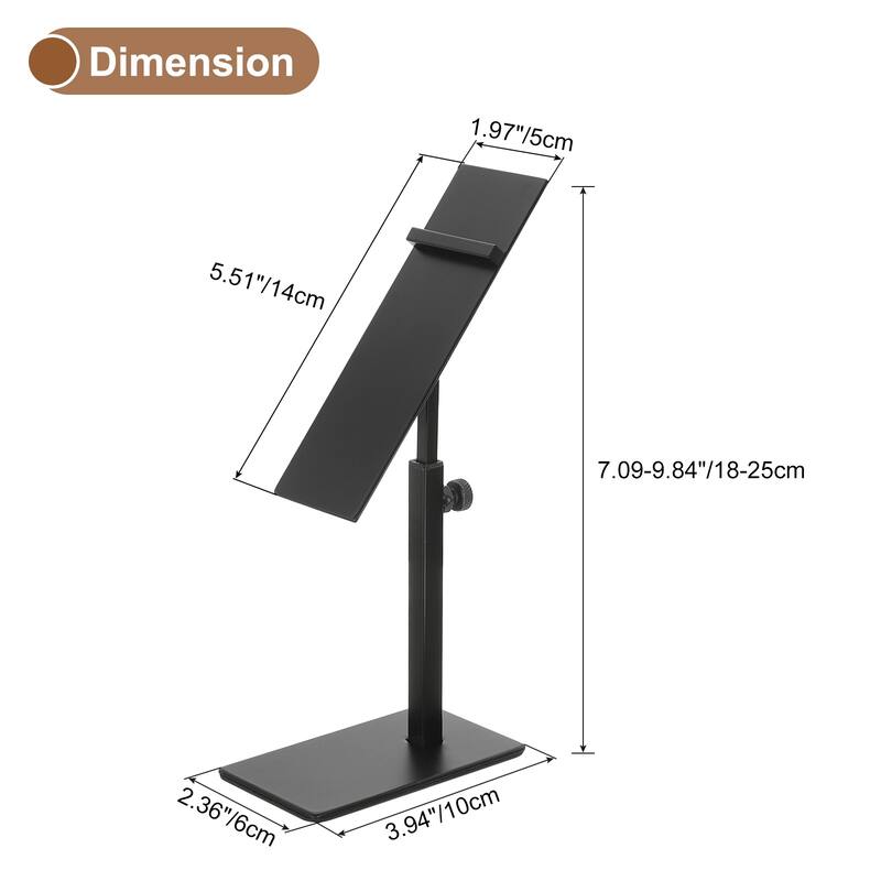 Shoe Display Stand 2Pcs Adjustable Countertop Shoe Rack Holder Home - Black