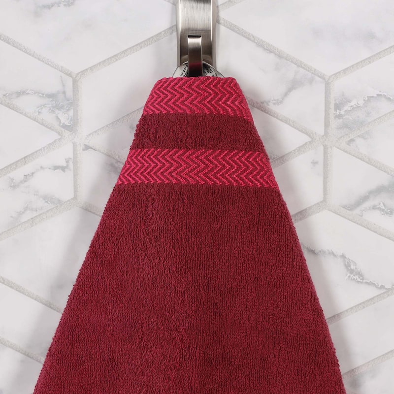 Superior Hays Cotton Medium Weight 6 Piece Bathroom Towel Set