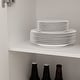 preview thumbnail 57 of 82, White Buffet Sideboard & Curio Bookcase Cabinet with Glass Doors