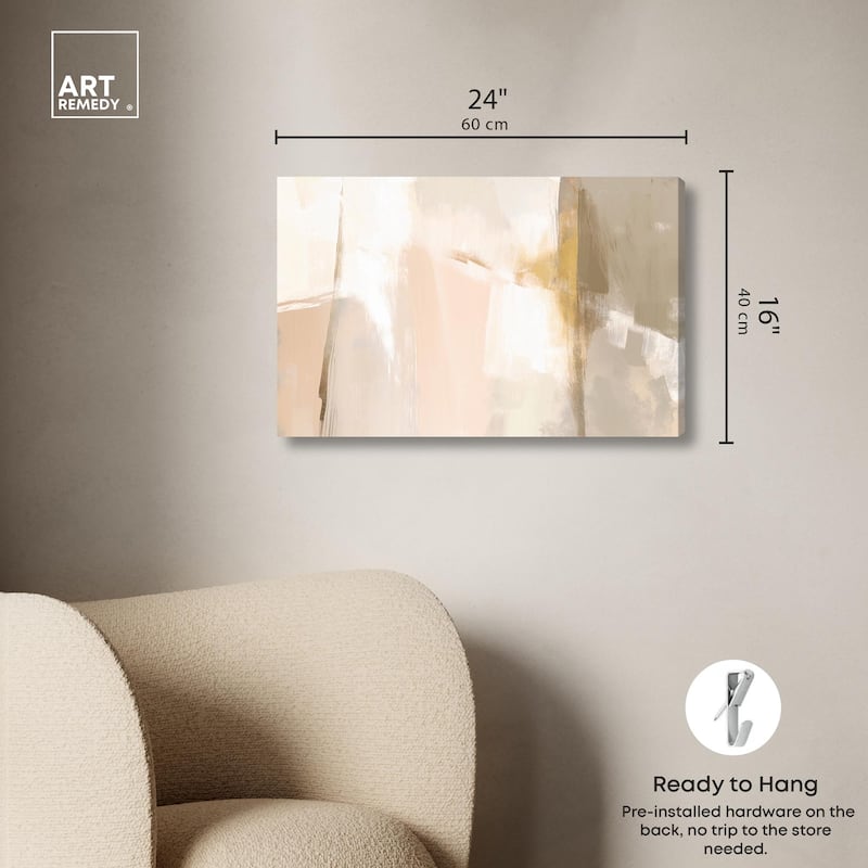 Tonal Gradations I Canvas by Art Remedy, Gallery Wrapped