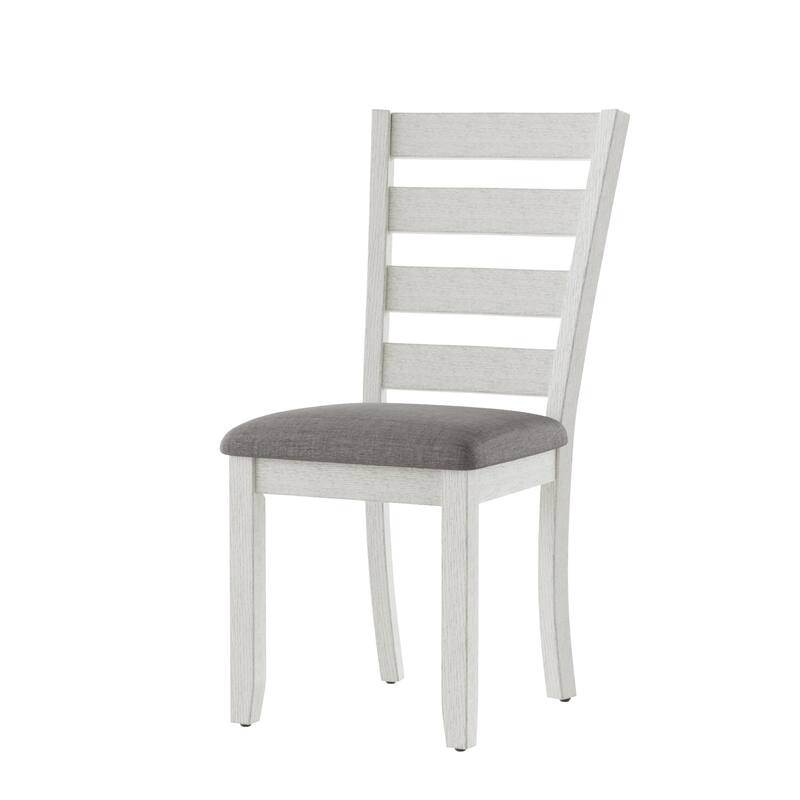 VECELO Dining Table Set with Bench, Solid Wood Rectangular Extendable Dining Table and Chairs Set for 6-8