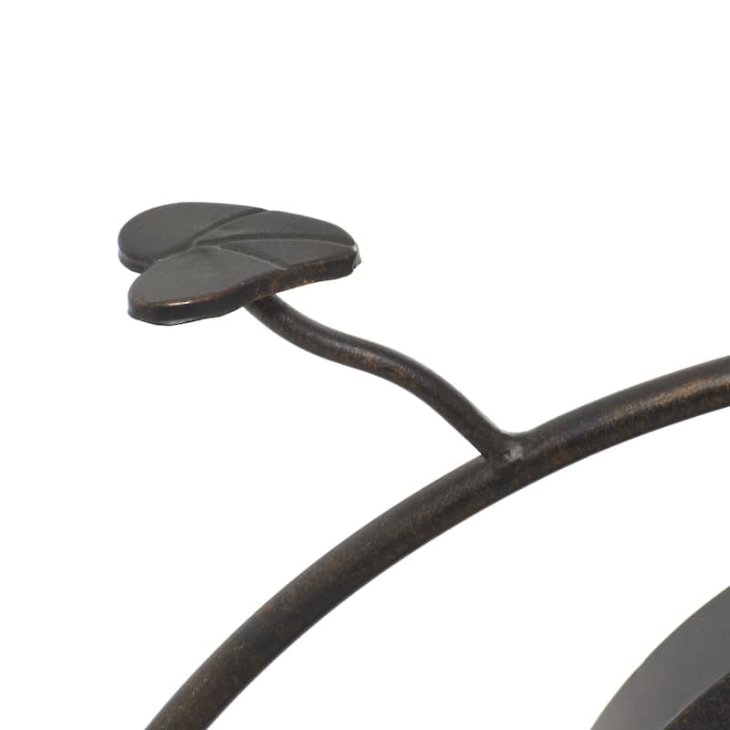 Metal Bike Vintage Decorative Clock - Black - Roche River Decor