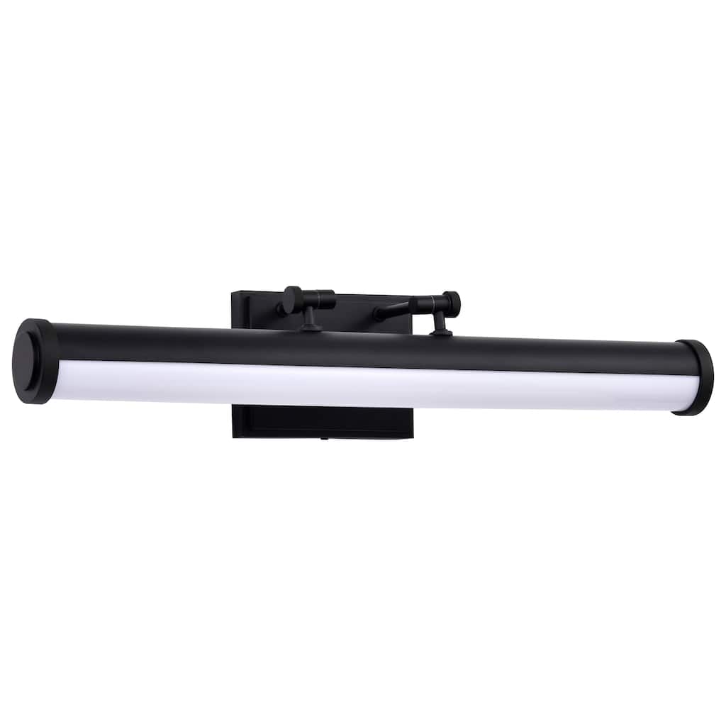 Cora 24 Inch LED Vanity 3 CCT Selectable Black Finish Acrylic Lens