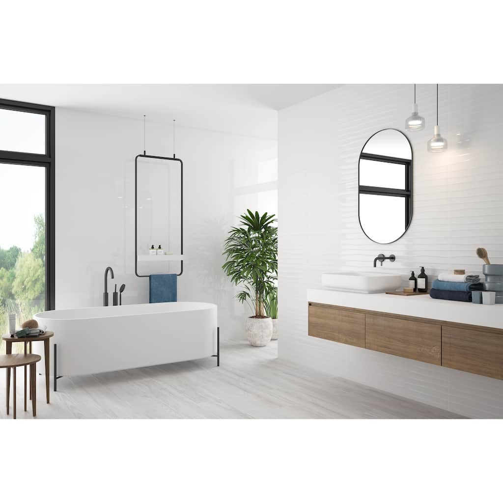 The Tile Life Brisbane 12x40 Blanco Duna Ceramic Wall Tile