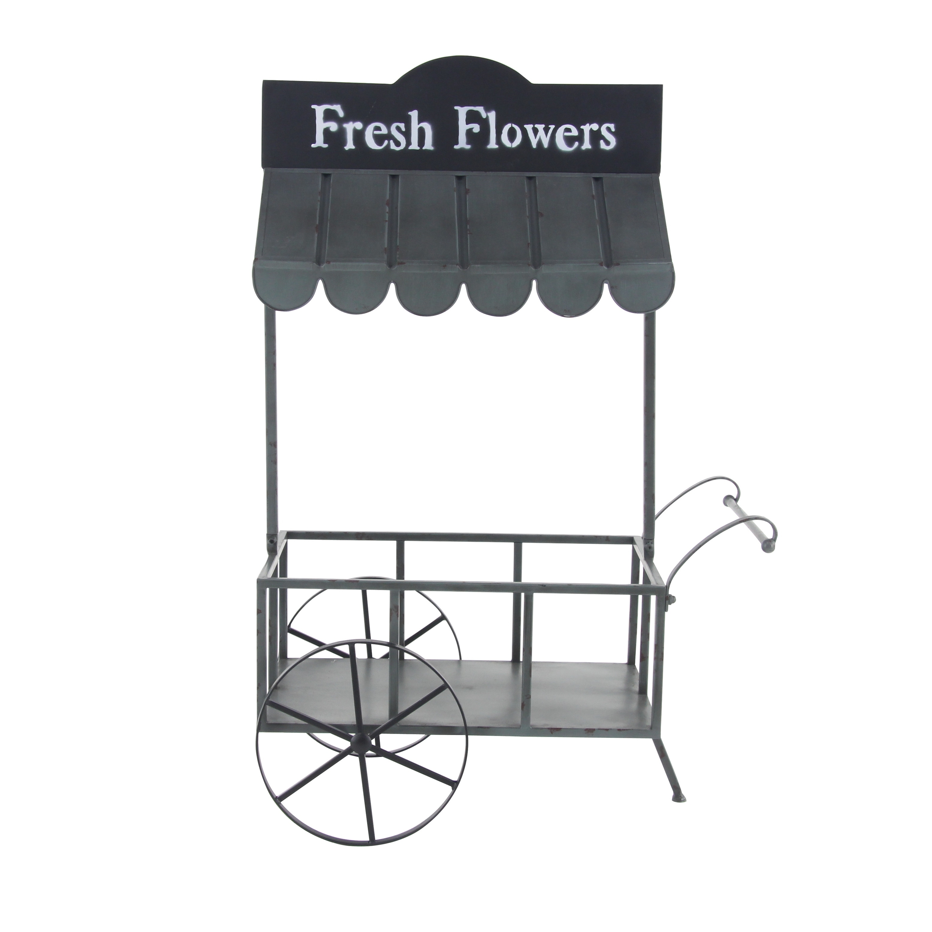 Black Metal Indoor Outdoor Flower Cart Indoor Outdoor Black Metal Indoor Outdoor Flower Cart Indoor Outdoor