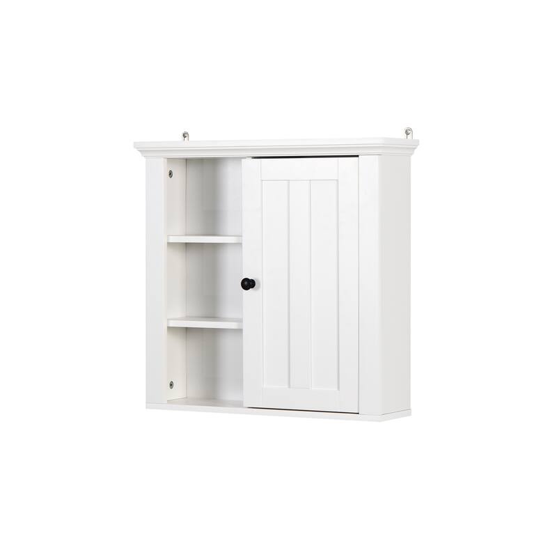 Bathroom Medicine Cabinet with Adjustable Shelf for Over Toilet Storage, Waterproof MDF Construction, Easy Assembly