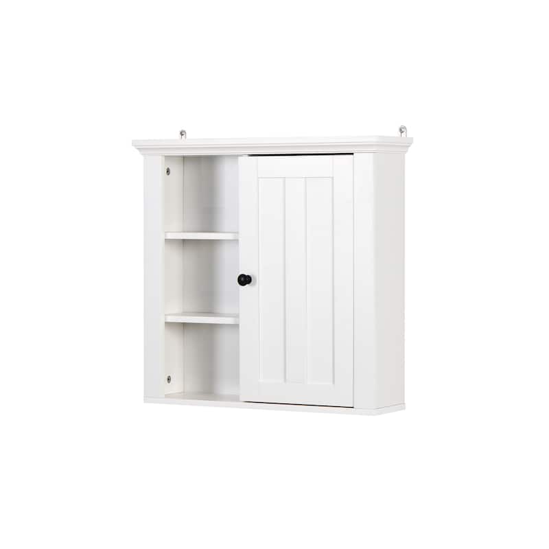 Bathroom Wooden Wall Cabinet with a Door