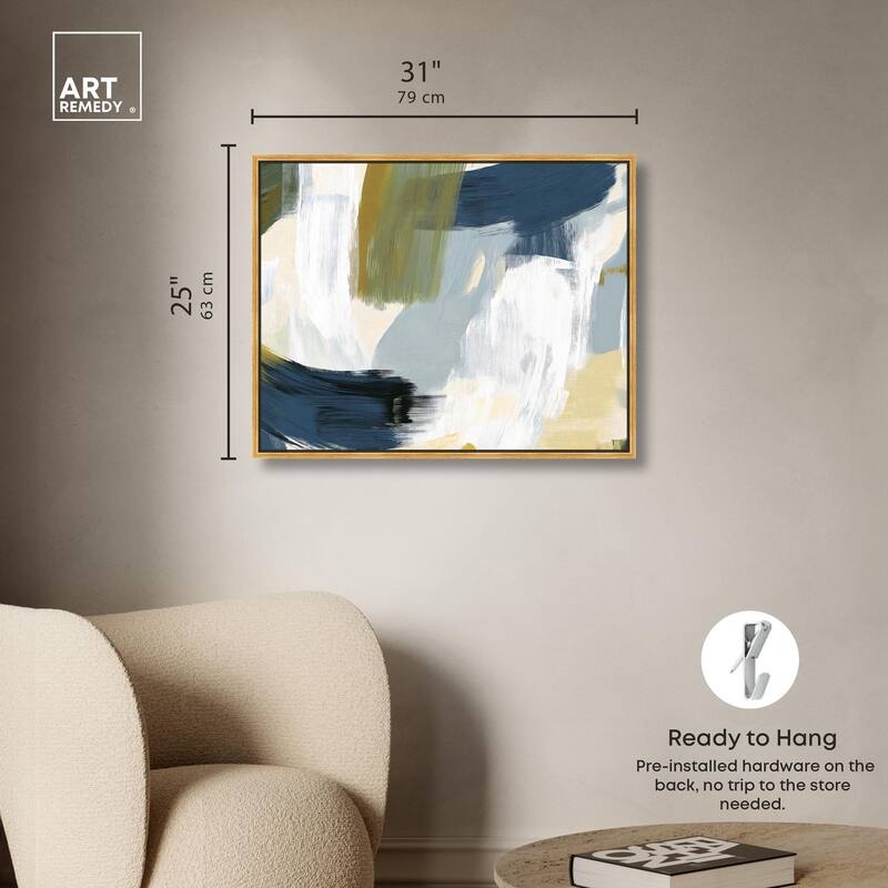 Moss Layers II Canvas by Art Remedy