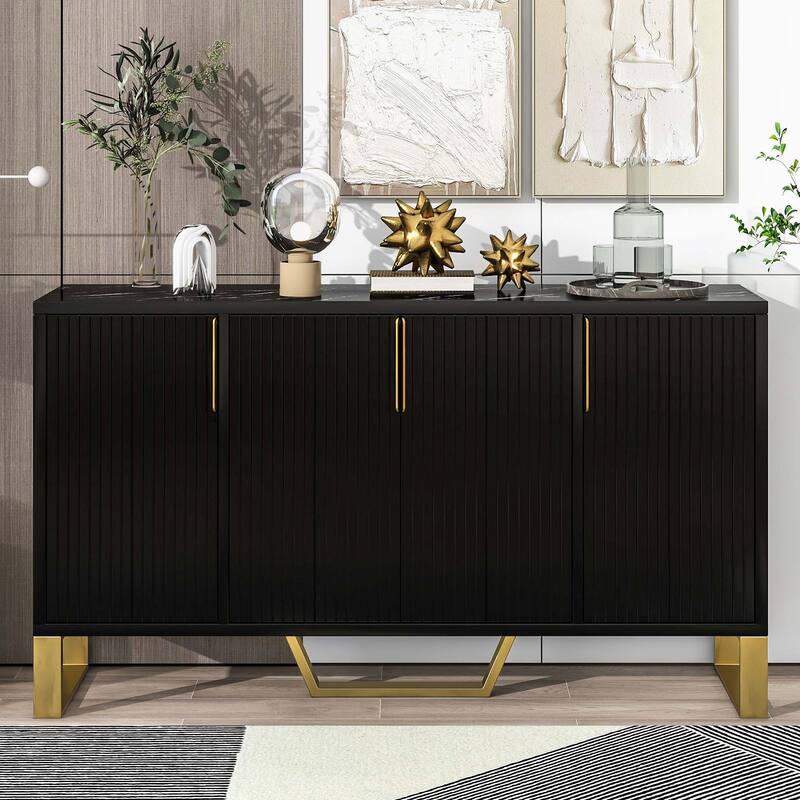 Modern sideboard with Adjustable Shelves For Kitchen