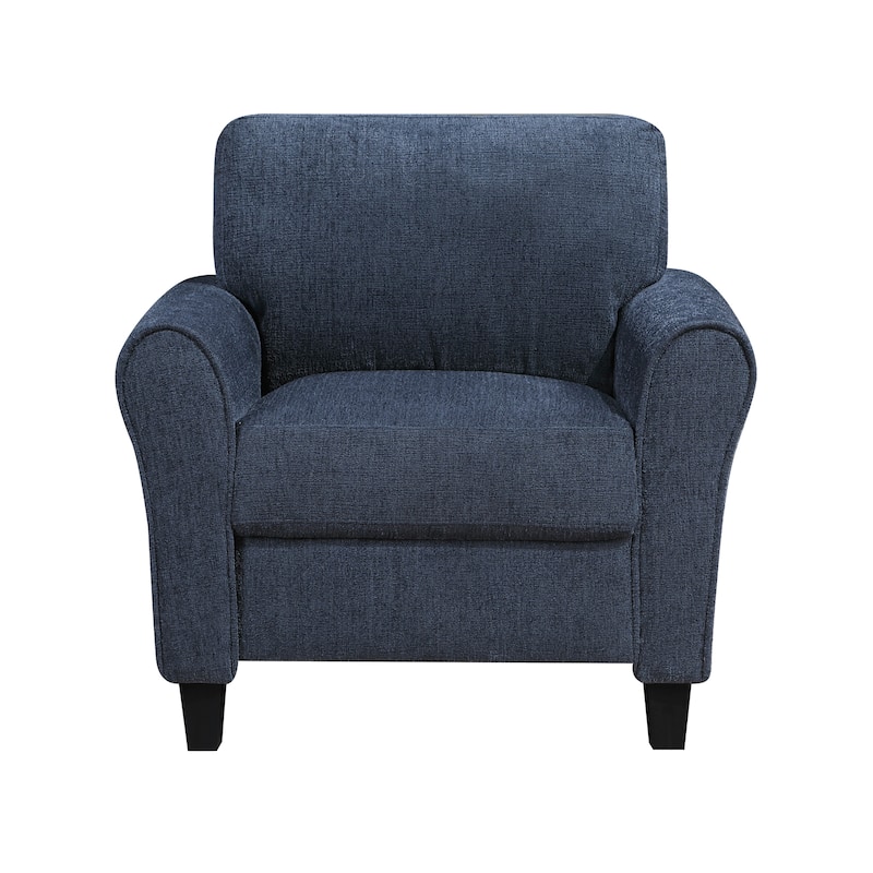 Diboll 37" Chenille Living Room Chair - Wood Finish Exposed Feet - 37" x 34" x 34.5"